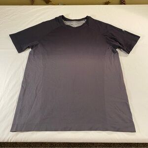 Fabletics Mesh Lined Short Sleeve Workout Gym Stretch T Shirt Men's Sz Medium